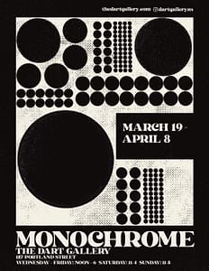 monochrome show dart gallery