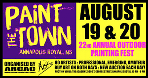 annapolis royal paint the town poster